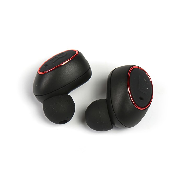 Гарнитура беспроводная MEDIAGADGET AERO TWINS AT400C, bluetooth,красная