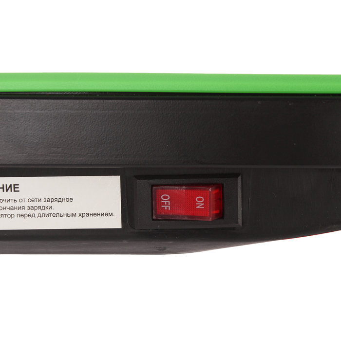 Электросамокат Novatrack колеса 140/120мм, P 12V30W, 10 км/ч, max 50кг, цвет зеленый