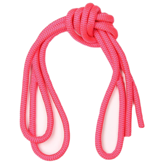 Скакалка гимнастическая 3м утяжеленная, цвет розовый