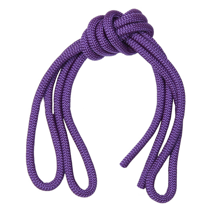 Скакалка гимнастическая 3м утяжеленная, цвет фиолетовый