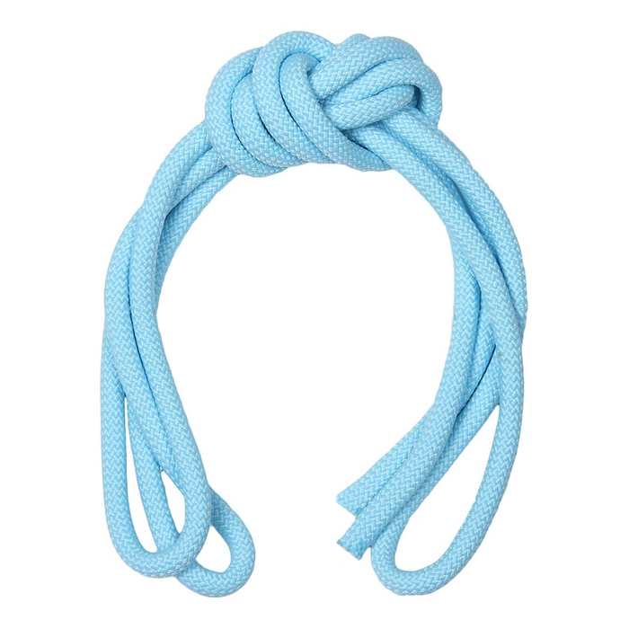 Скакалка гимнастическая 3м утяжеленная, цвет голубой