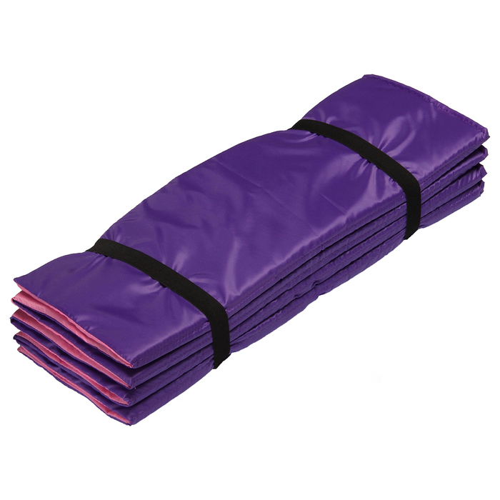 Коврик гимнастический взрослый 180х60 см, цвет розово-фиолетовый