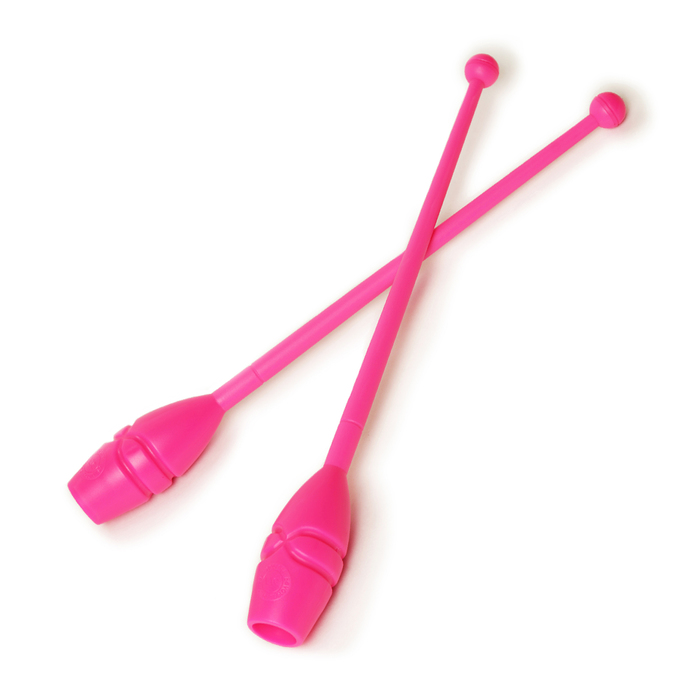 Булавы вставляющиеся для гимнастики 45см, цвет розовый