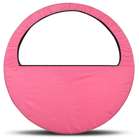 Чехол-сумка для обруча, диаметр 60-90 см, цвет розовый от Сима-ленд