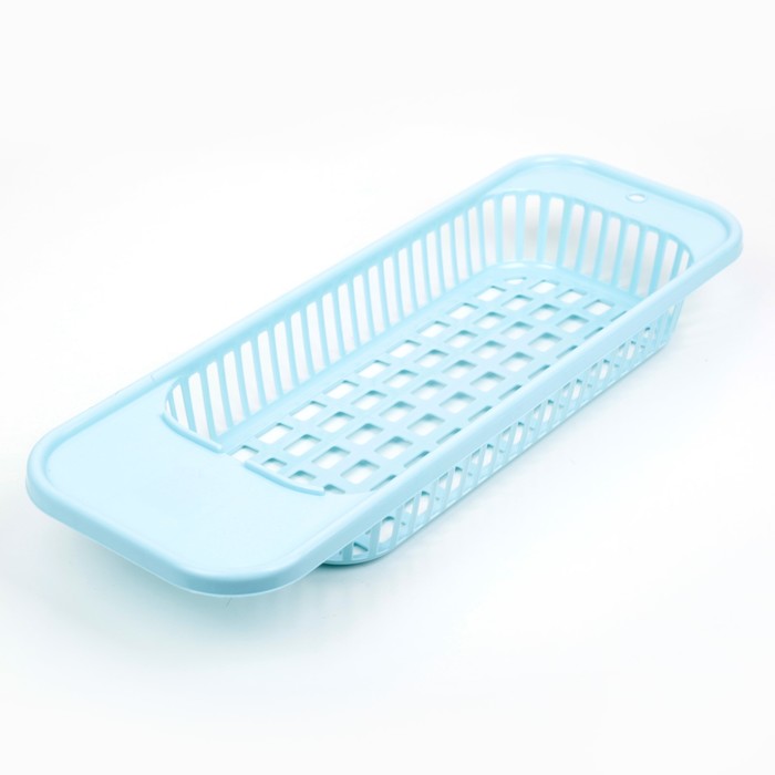 Корзина для сушки, на раковину 50х17,5х6,5 см, цвет МИКС