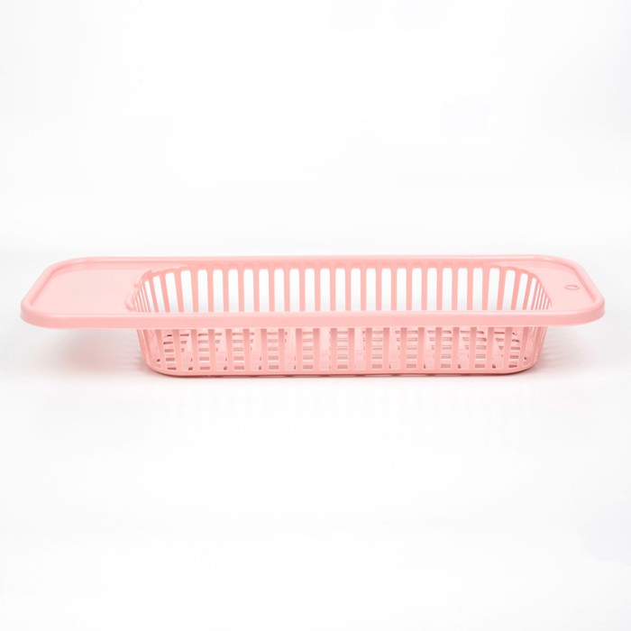 Корзина для сушки, на раковину 50х17,5х6,5 см, цвет МИКС