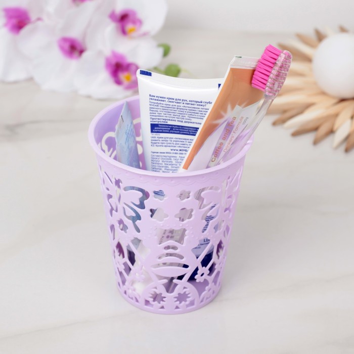 Корзина для хранения "Бабочки" 10х10х12 см, цвет МИКС