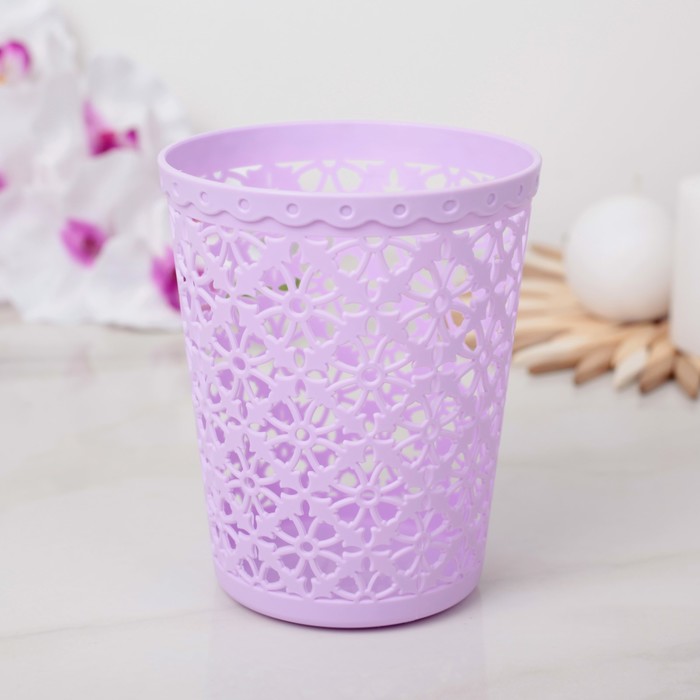 Корзина для хранения 11х11х13,5 см, цвет МИКС