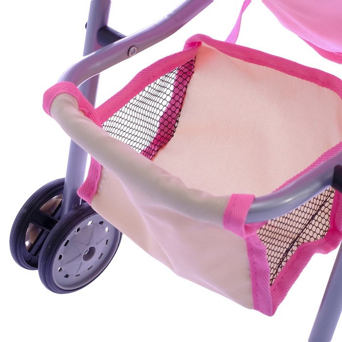 Коляска для кукол летняя, металлический каркас