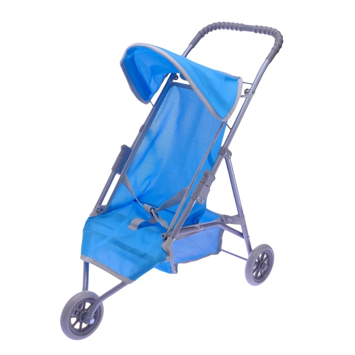 Коляска для кукол трёхколёсная, металлический каркас