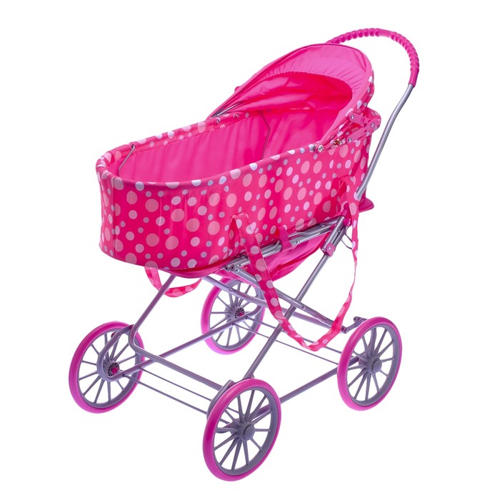 Коляска для кукол 2 в 1 "Зима-лето", металлический каркас