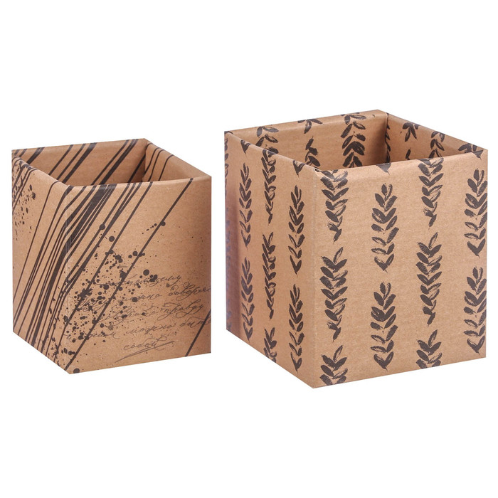 Складные органайзеры «Весь мир перед тобой», 2 шт 8 х 8х 10 см, 10 х 10 х 12 см