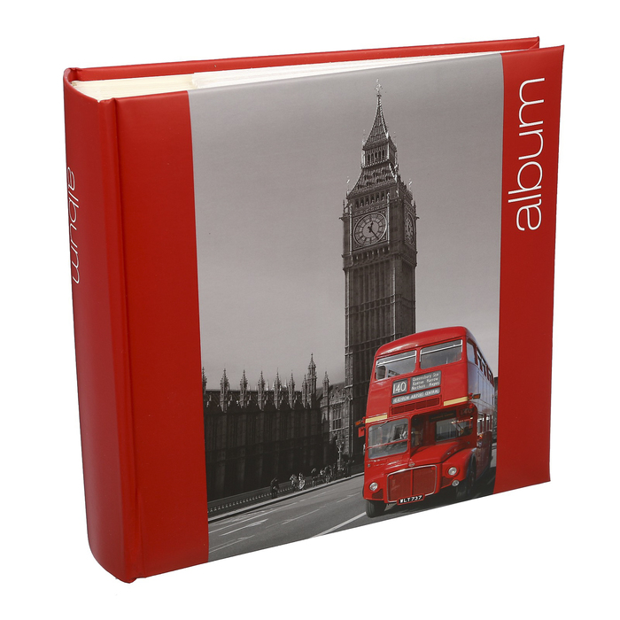 Фотоальбом на 200 фото 10х15 см Innova "Города 1й выпуск" книжный п-т МИКС