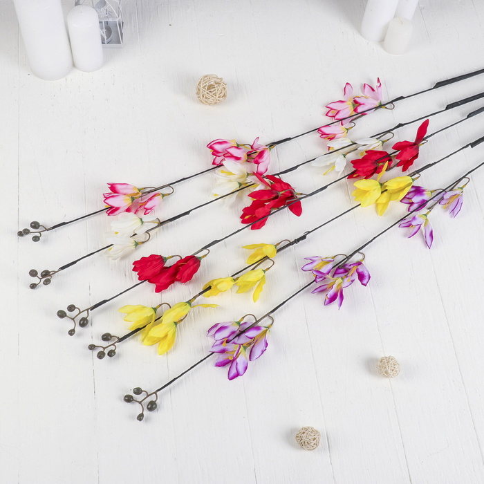 Декор тинги "Колокольчики с бубенцами" 130 см (цена за штуку) микс