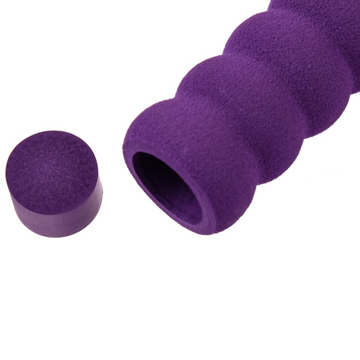 Накладка на дверную ручку мягкая, цвет фиолетовый