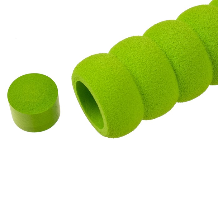 Накладка на дверную ручку мягкая, цвет зелёный