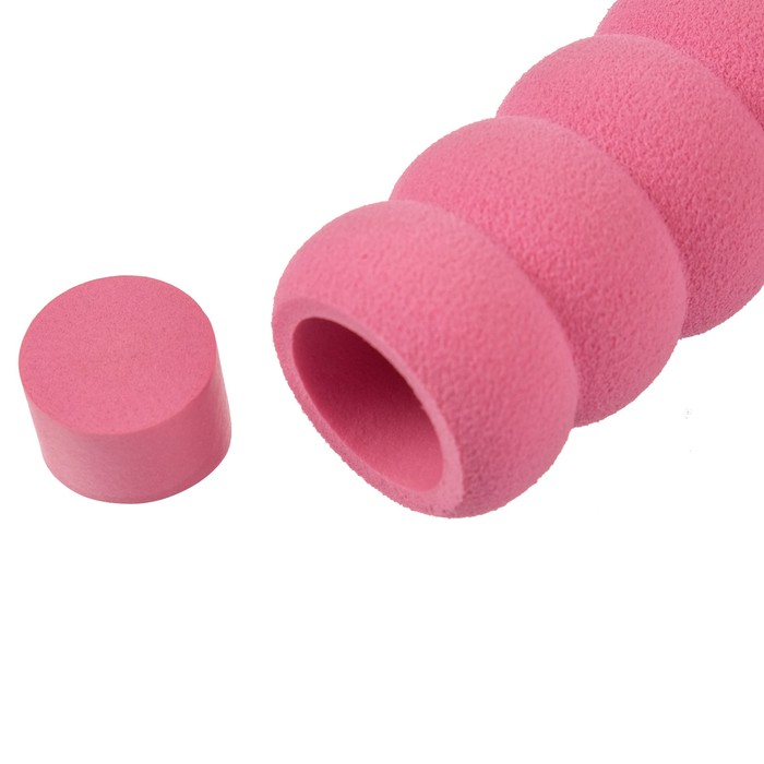 Накладка на дверную ручку мягкая, цвет розовый