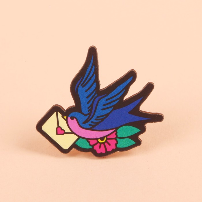 Набор "8 Марта": термостакан 550 мл, значок