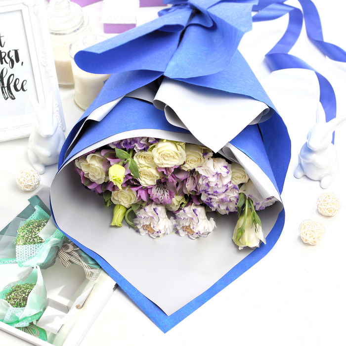 Фетр ламинированный металлизированный, розовый, 0,5 х 5 м