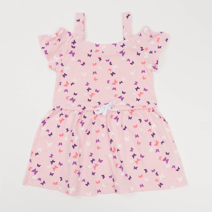 Платье для девочки, рост 116 см, цвет светло-розовый