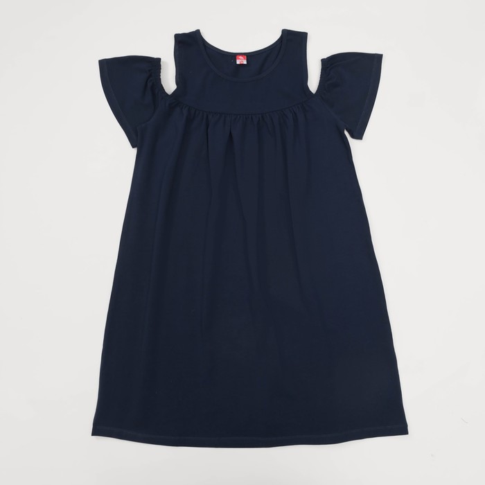 Платье для девочки, рост 158 см, цвет тёмно-синий