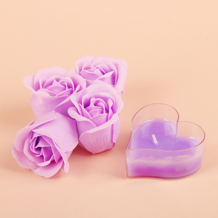 Набор "Любимая подруга": термостакан 550 мл, мыльные лепестки, свеча