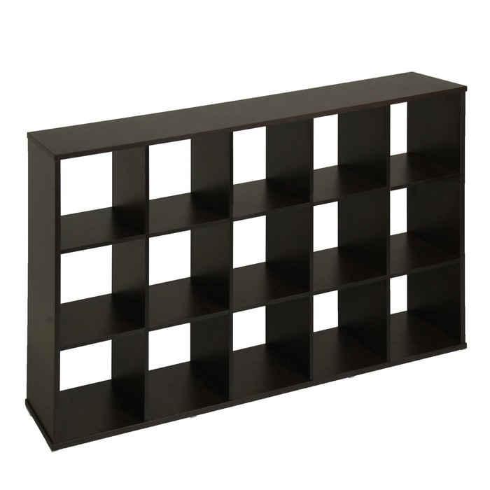 Стеллаж Стильный 1760х300х1080, Венге темный