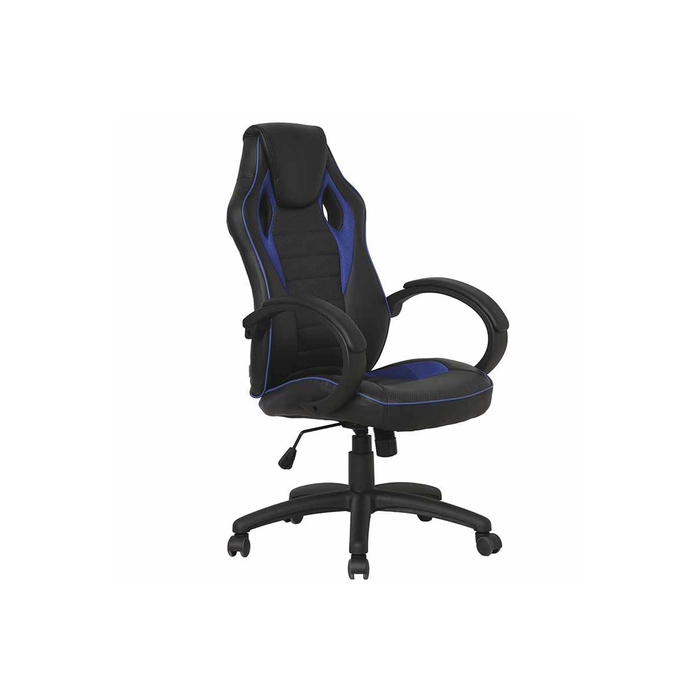 Кресло игровое HW55925, чёрное/синее