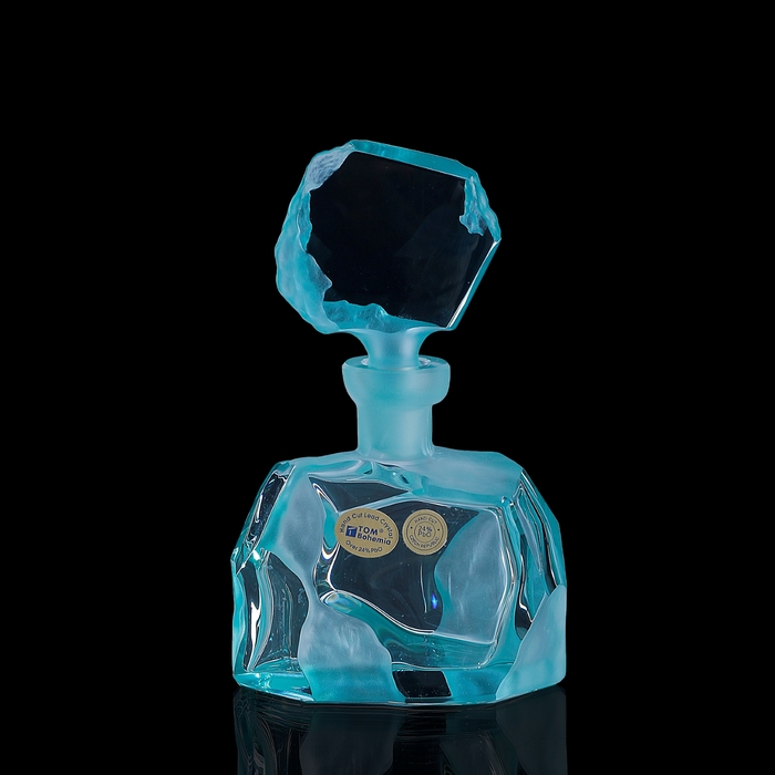 Флакон для духов "Оцеан", 90 мл, голубой