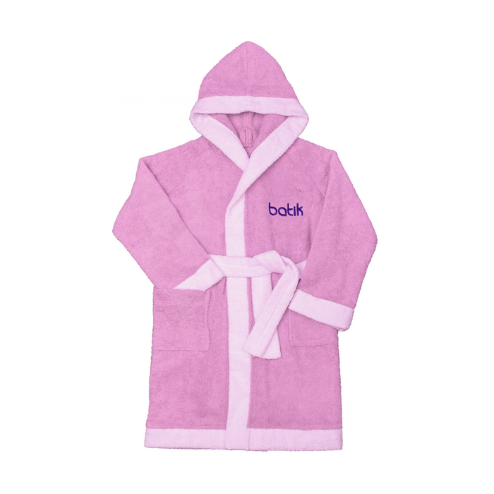Халат банный для девочки, рост 98 см, цвет розовый М0001/4