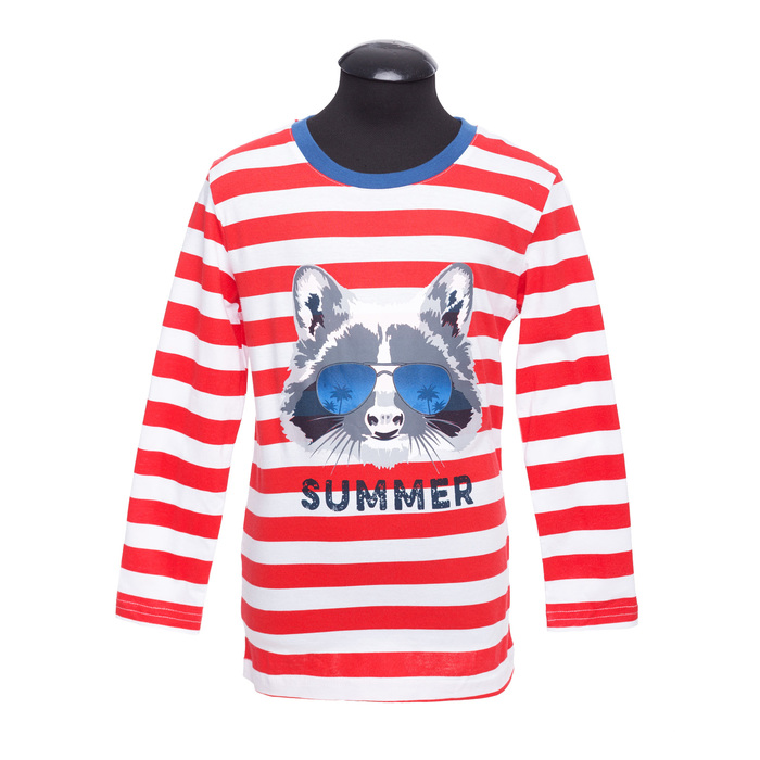 Футболка для мальчика, рост 110 см, цвет красный DS0078/2