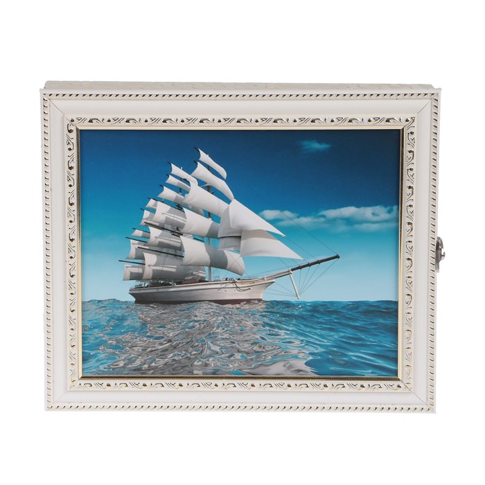 Ключница "Корабль" багет 25х35х5 см