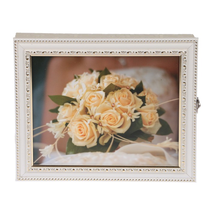 Ключница  "Букет из роз" багет  25х30х5 см