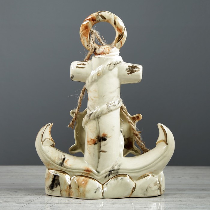 Коньячный набор "Якорь адмирал" мрамор, 7 предметов