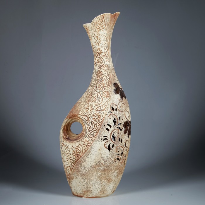 Ваза напольная "Гретта" резка, шамот