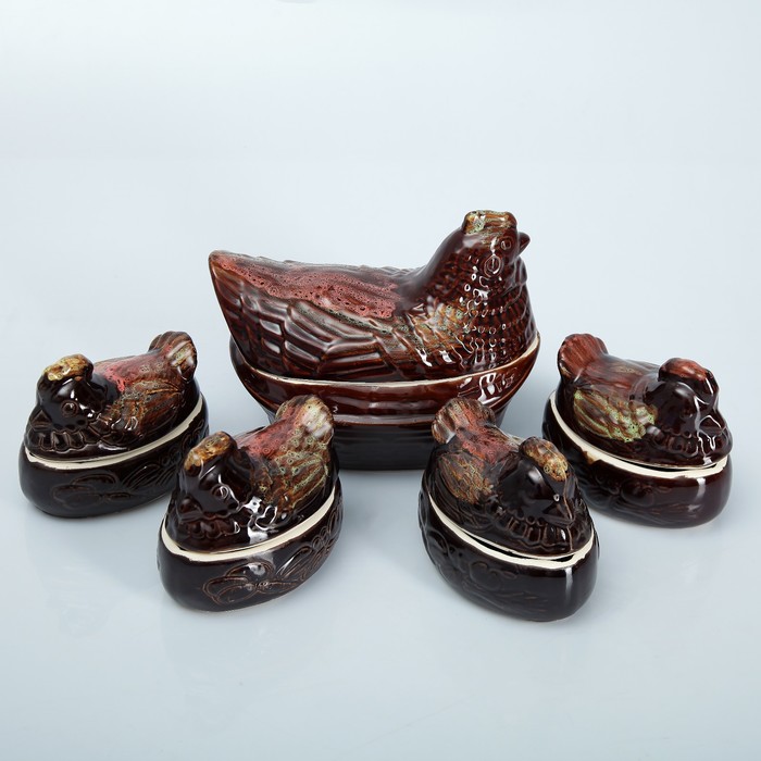 Набор суповой "Курица" 5 предметов, 3/1 л