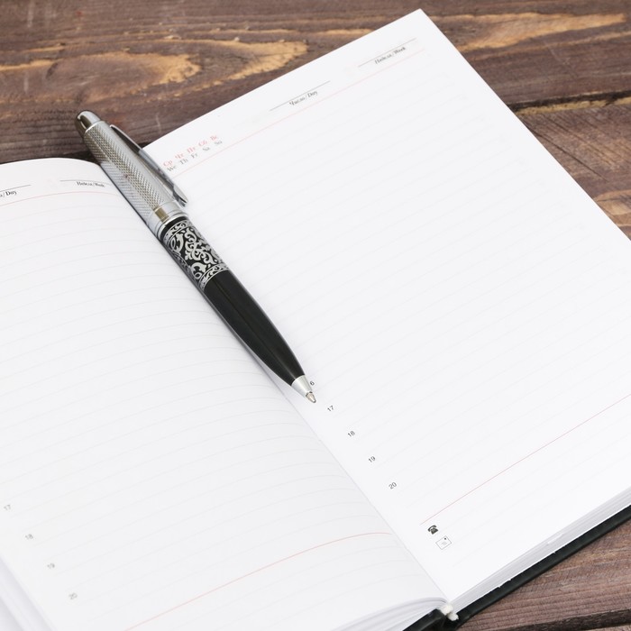 Ежедневник "Лучший учитель", экокожа, А5, 160 листов