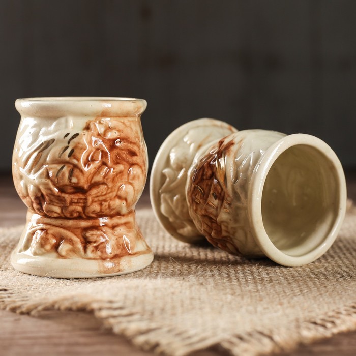 Коньячный набор "Корабль призрак" 1,5 л, глазурь, 7 предметов