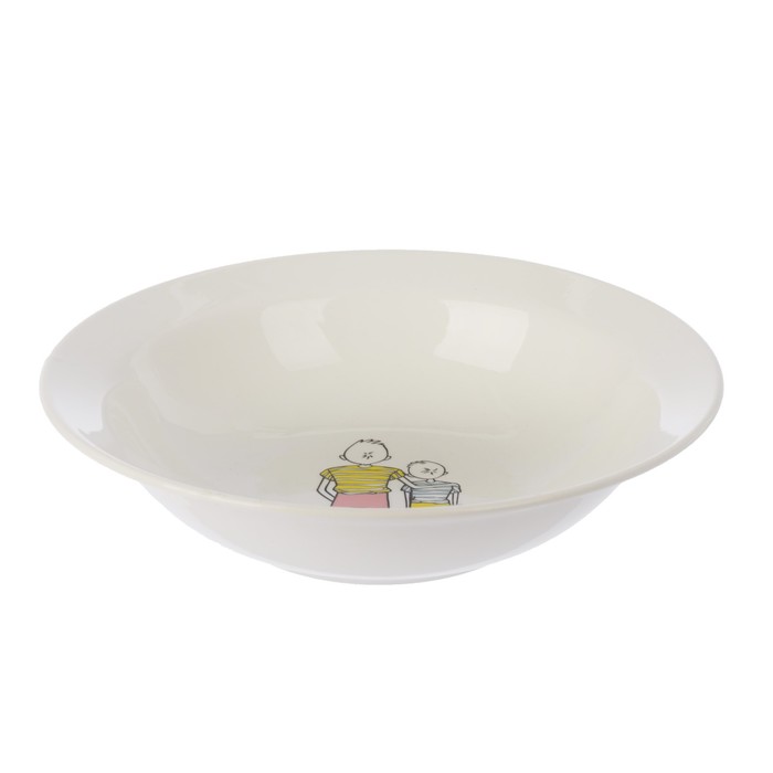 Тарелка глубокая 20 см "Папа", 250 мл
