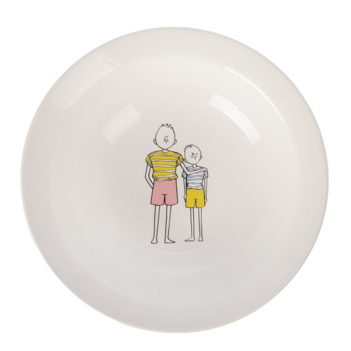 Тарелка глубокая 20 см "Папа", 250 мл