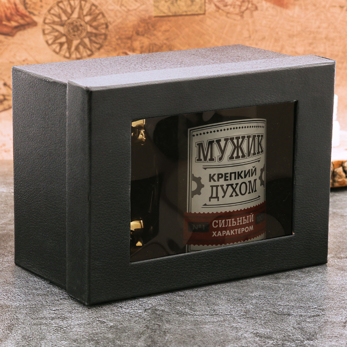 Кружка "Мужик крепкий духом" 300 мл