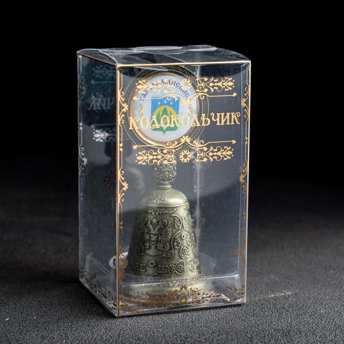 Колокольчик со вставкой "Ханты-Мансийск", 4,4 х 10 см