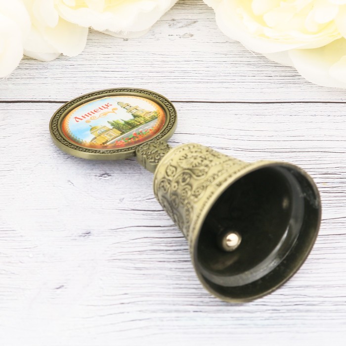 Колокольчик со вставкой «Липецк», 4,4 х 10 см