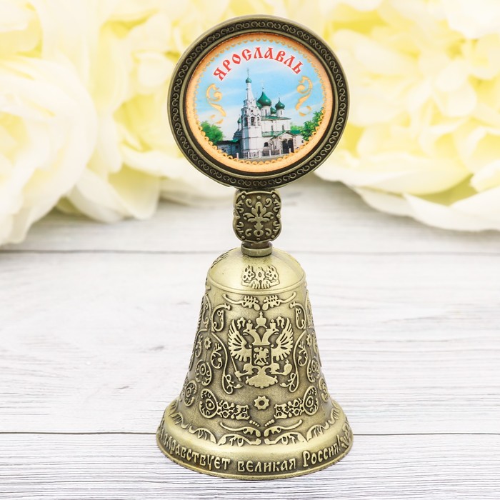 Колокольчик со вставкой "Ярославль", 4,4 х 10 см