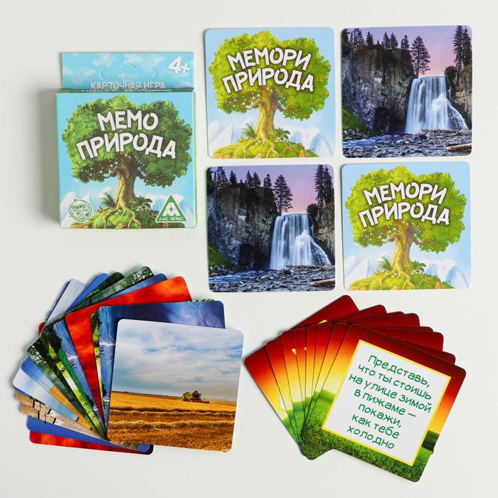 Настольная игра "Мемори природа"