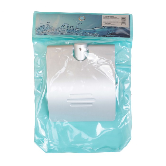 Держатель для туалетной бумаги 14х12х5, алюминий, цвет серебро матовый