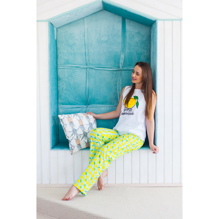 Брюки женские KAFTAN "Lemon", р-р 40-42, 80% хл, 20% п/э