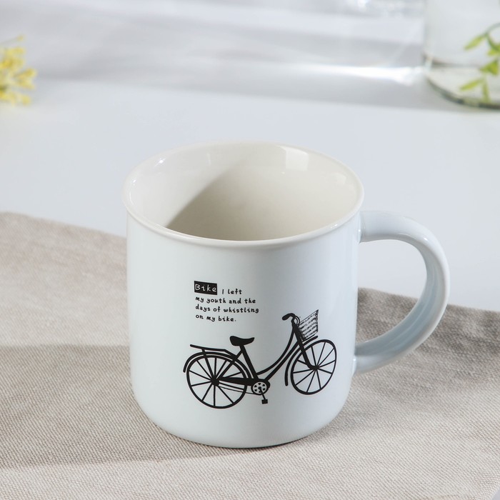 Кружка 330 мл "Велопрогулка", цвет МИКС