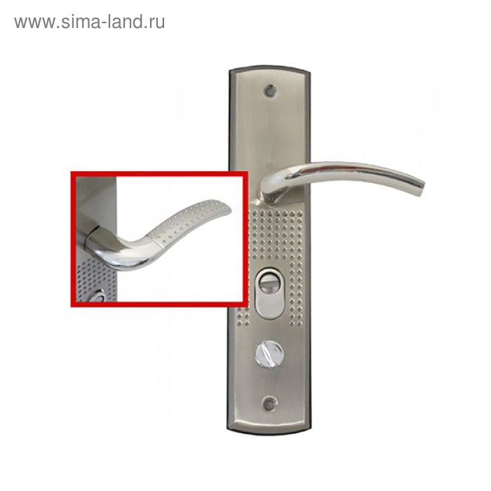 Комплект ручек АЛЛЮР РН-А132-L, универсальный, для китайских металл. дверей, левый комплект ручек стандарт рн ст222 1 l левый для китайских металл дверей с подсветкой