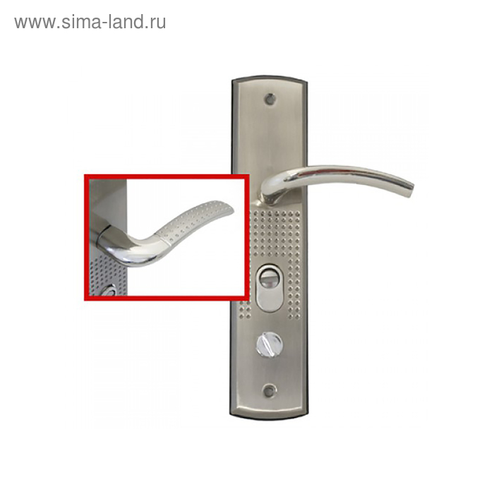 Комплект ручек АЛЛЮР РН-А132-R, универсальный, для китайских металл. дверей, правый